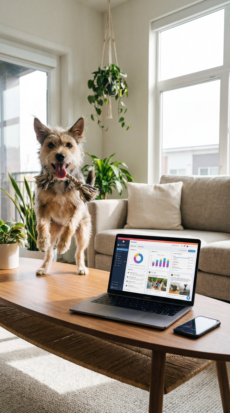 AI-generated branded campaign visual prepared for social publishing